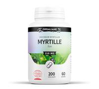 Myrtille Baie Biologique | 750 mg/jour | Vaccinium myrtillus | Certifié Ecocert | 200 Gélules