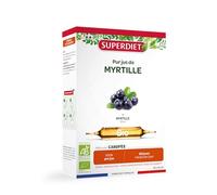 Super Diet Myrtille Bio – 100% pur jus – 20 ampoules de 15 ml