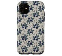 Myrtille Botanique Folk Motif Nature Jardin Cuisine Coque pour iPhone 11