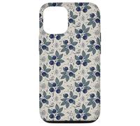 Myrtille Botanique Folk Motif Nature Jardin Cuisine Coque pour iPhone 12/12 Pro