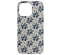 Myrtille Botanique Folk Motif Nature Jardin Cuisine Coque pour iPhone 14 Pro Max