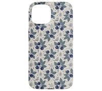 Myrtille Botanique Folk Motif Nature Jardin Cuisine Coque pour iPhone 15