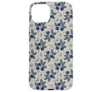 Myrtille Botanique Folk Motif Nature Jardin Cuisine Coque pour iPhone 15 Plus