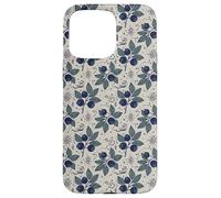 Myrtille Botanique Folk Motif Nature Jardin Cuisine Coque pour iPhone 15 Pro Max