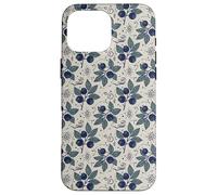 Myrtille Botanique Folk Motif Nature Jardin Cuisine Coque pour iPhone 16 Pro Max