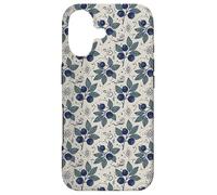 Myrtille Botanique Folk Motif Nature Jardin Cuisine Coque pour iPhone 17