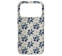 Myrtille Botanique Folk Motif Nature Jardin Cuisine Coque pour iPhone 17 Pro