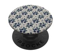Myrtille Botanique Folk Motif Nature Jardin Cuisine PopSockets PopGrip Adhésif