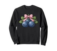 Myrtilles avec Un nœud Coquette Amoureux des myrtilles Sweatshirt