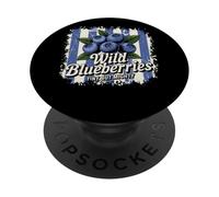 Myrtilles sauvages Tiny But Mighty Vibe PopSockets PopGrip Adhésif