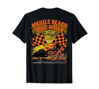 Myrtle Beach Bike Rally Art vintage officiel au dos T-Shirt