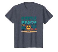 Myrtle Beach Bum Vacation Sun Fun Beach Cadeau pour Amoureux de la Plage T-Shirt, Enfant, Bleu Chiné, 2 Ans
