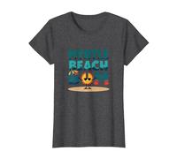 Myrtle Beach Bum Vacation Sun Fun Beach Cadeau pour Amoureux de la Plage T-Shirt, Femme, Chiné Foncé, XXL