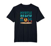 Myrtle Beach Bum Vacation Sun Fun Beach Cadeau pour Amoureux de la Plage T-Shirt, Homme Grandes Tailles, Noir, 4X Tall