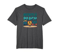 Myrtle Beach Bum Vacation Sun Fun Beach Cadeau pour Amoureux de la Plage T-Shirt, Homme Grandes Tailles, Chiné Foncé, 6X Tall