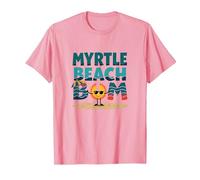 Myrtle Beach Bum Vacation Sun Fun Beach Cadeau pour Amoureux de la Plage T-Shirt, Homme, Rose, XL