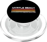 Myrtle Beach Caroline du Sud Retro Travel Stripes PopSockets PopGrip pour MagSafe
