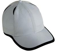 Myrtle Beach Casquette 6 panneaux microfibre (light-grey/black)