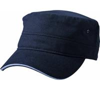 Myrtle Beach Casquette Militaire Sandwich Noir Black/Dark-Grey Taille Unique