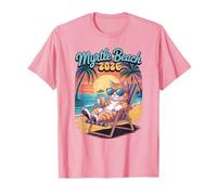 Myrtle Beach Cat 2026 Voyage en Famille Princesse Vacay T-Shirt