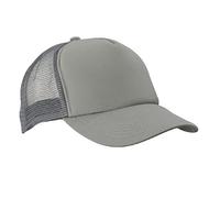 Myrtle Beach MB070 Casquette de hip-hop à 5 panneaux en mesh - gris - One Size