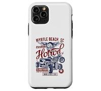 Myrtle Beach SC Vintage Hotrod Voiture et Moto Coque pour iPhone 11 Pro