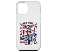 Myrtle Beach SC Vintage Hotrod Voiture et Moto Coque pour iPhone 12/12 Pro
