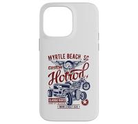 Myrtle Beach SC Vintage Hotrod Voiture et Moto Coque pour iPhone 14 Pro Max