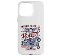 Myrtle Beach SC Vintage Hotrod Voiture et Moto Coque pour iPhone 15 Pro Max