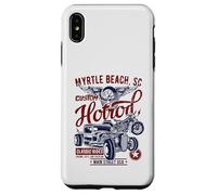 Myrtle Beach SC Vintage Hotrod Voiture et Moto Coque pour iPhone XS Max