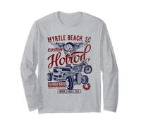 Myrtle Beach SC Vintage Hotrod Voiture et Moto Manche Longue