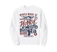 Myrtle Beach SC Vintage Hotrod Voiture et Moto Sweatshirt