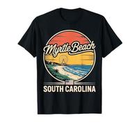 Myrtle Beach Souvenir Vintage Grande Roue de Caroline du Sud T-Shirt