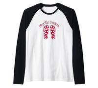 Myrtle Beach Tongs Motif cœurs nautiques Manche Raglan