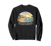 Myrtle Beach Vintage Sunset Retro, Caroline du Sud Sweatshirt