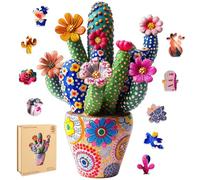 Mys Aurora Puzzles en bois pour adultes - 1000 pièces - Forme unique - Liberté - Anniversaire pour maman - Jeu familial amusant - 74 x 53 cm
