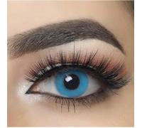 MYSALENS® Lentilles De Contact De Couleur Bleu Out Avizor Solution Multifonctions 10ML Kit De Rangement Offert 12 Mois