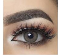 MYSALENS® Lentilles De Contact De Couleur Canna Rose Anthracite Avizor Solution Multifonctions 10ML Kit De Rangement Offert 12 Mois