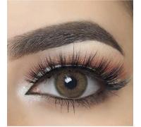 MYSALENS® Lentilles De Contact De Couleur Canna Rose Nude Marron Avizor Solution Multifonctions 10ML Kit De Rangement Offert 12 Mois