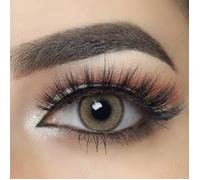 MYSALENS® Lentilles De Contact De Couleur Edge Marron Avizor Solution Multifonctions 10ML Kit De Rangement Offert 12 Mois