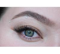 MYSALENS® Lentilles De Contact De Couleur Gray Gris Avizor Solution Multifonctions 10ML Kit De Rangement Boitier Pince applicateur Offert 12 Mois sans correction