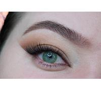 MYSALENS® Lentilles De Contact De Couleur Hidrocor 2 Giallo Couleur Naturelle très haute opacité Kit De Rangement Boitier Pince et applicateur Offert 12 Mois sans correction