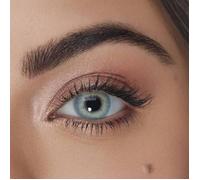 MYSALENS® Lentilles De Contact De Couleur Hidrocor Topaz Bleu Solution Multifonctions 10ML Kit De Rangement Offert 12 Mois