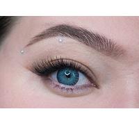 MYSALENS® Lentilles De Contact De Couleur Sterling Gray Avizor Solution Multifonctions 10ML Kit De Rangement Boitier Pince applicateur Offert 12 Mois sans correction