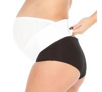 MYSANITY Bande de grossesse avec ventre, Blanc, LXL Femme