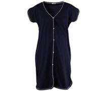 MYSANITY Chemise Accouchement Nuit, Bleu, Large Femmes