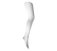 MYSASI Collant 40 Deniers XL Stretch Doux Femme Ado Grande Taille Courbe Sexy Travail Ecole Soirée, Blanc, XL Plus Tall