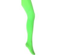 MYSASI Collant 40 Deniers XL Stretch Doux Femme Ado Grande Taille Courbe Sexy Travail Ecole Soirée, Vert fluo, XL Plus Tall