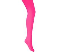 MYSASI Collant uni 100 deniers épais et opaques colorés pour femme, Rose vif, 8-10