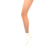 MYSASI Collants opaques sans pieds pour enfant Taille 11-14 ans Naturel